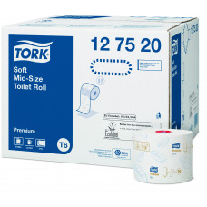 Tork туалетная бумага Mid-size в миди-рулонах мягкая (127520) Tork туалетная бумага Mid-size в миди-рулонах мягкая (127520)