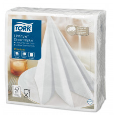 Салфетка для ужина Tork Premium LinStyle® белая (478711) Салфетка для ужина Tork Premium LinStyle® белая (478711)