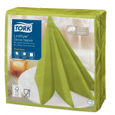 Салфетка для ужина Tork Premium LinStyle® фисташкового цвета (478876) Салфетка для ужина Tork Premium LinStyle® фисташкового цвета (478876)