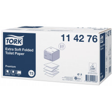 Ультрамягкая листовая туалетная бумага Tork Premium (114276) Ультрамягкая листовая туалетная бумага Tork Premium (114276)
